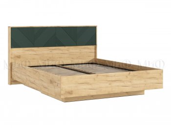 Кровать парящая с ПМ Ирис грин/дуб крафт (Миф) в Заречном - zarechnyj.mebel-e96.ru