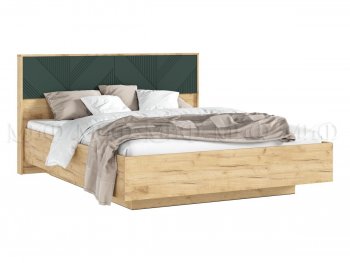 Кровать парящая Ирис крафт/грин с подсветкой (Миф) в Заречном - zarechnyj.mebel-e96.ru