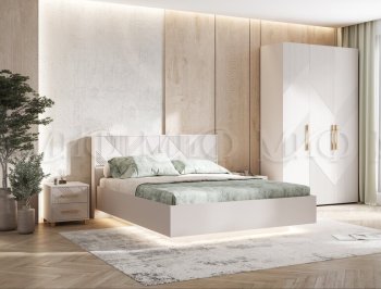 Спальный гарнитур Ирис кашемир, модульный (Миф) в Заречном - zarechnyj.mebel-e96.ru