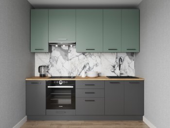 Кухонный гарнитур Изумруд 2400 мм Sanvut в Заречном - zarechnyj.mebel-e96.ru