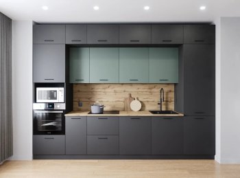 Кухонный гарнитур Изумруд 3400 мм (Санвут) в Заречном - zarechnyj.mebel-e96.ru