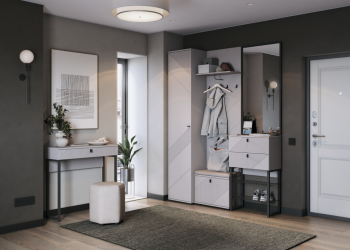 Прихожая Кашемир модульная (МЛК) в Заречном - zarechnyj.mebel-e96.ru