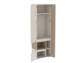 Шкаф для одежды узкий Каспер  (СБК) в Заречном - zarechnyj.mebel-e96.ru