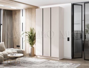 Шкаф 1200 мм 3-х ств. Келвин кашемир (Миф) в Заречном - zarechnyj.mebel-e96.ru