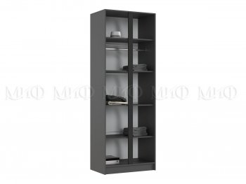 Шкаф 800 мм 2-х ств. Келвин графит  (Миф) в Заречном - zarechnyj.mebel-e96.ru