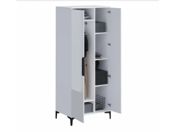 Шкаф 800 мм 2-створчатый Кимберли белый (Handis) в Заречном - zarechnyj.mebel-e96.ru