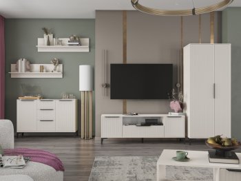 Стенка Кимберли кашемир, модульная (Handis) в Заречном - zarechnyj.mebel-e96.ru