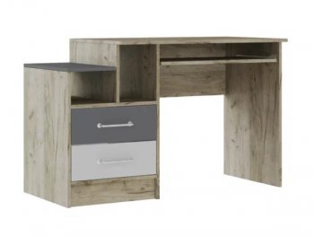 Стол письменный Колибри Лофт серый (Текс) в Заречном - zarechnyj.mebel-e96.ru