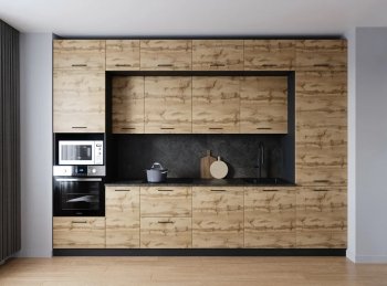 Кухонный гарнитур Крафт 3400 мм (Санвут) в Заречном - zarechnyj.mebel-e96.ru