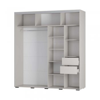 Шкаф-купе Крафт-6 кашемир 2000 мм (БТС) в Заречном - zarechnyj.mebel-e96.ru