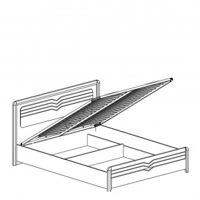 Кровать 1600 с подъемным механизмом Фьорд 156 (Яна) в Заречном - zarechnyj.mebel-e96.ru