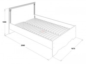 Кровать двойная Ольга 1Н + 2-а ящика (1600*2000) в Заречном - zarechnyj.mebel-e96.ru