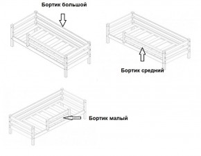 Кровать одноярусная Сонечка (800*1900) модульная в Заречном - zarechnyj.mebel-e96.ru