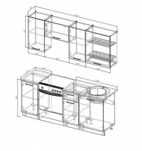 Кухонный гарнитур Лофт 2000 в Заречном - zarechnyj.mebel-e96.ru