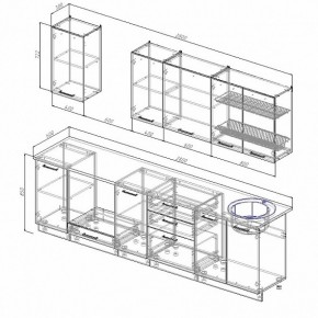 Кухонный гарнитур Лофт 2800 в Заречном - zarechnyj.mebel-e96.ru