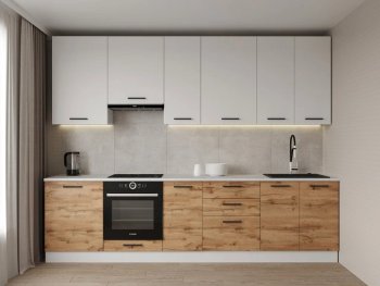 Кухонный гарнитур высокий Лада 3000 мм (Санвут) в Заречном - zarechnyj.mebel-e96.ru