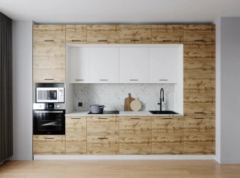 Кухонный гарнитур Лада 3400 мм (Санвут) в Заречном - zarechnyj.mebel-e96.ru