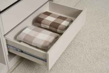 Гардеробная/шкаф 3200 мм Ларго №2 открытая Кашемир (Миф) в Заречном - zarechnyj.mebel-e96.ru