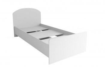 Кровать Лавис КРД 900.1 белый софт (ДСВ) в Заречном - zarechnyj.mebel-e96.ru