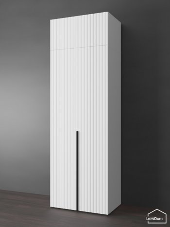 Шкаф с антресолью 800 мм Linnea MHR-2A-2 2450х800х510 (Белый-М 11.1.2) в Заречном - zarechnyj.mebel-e96.ru