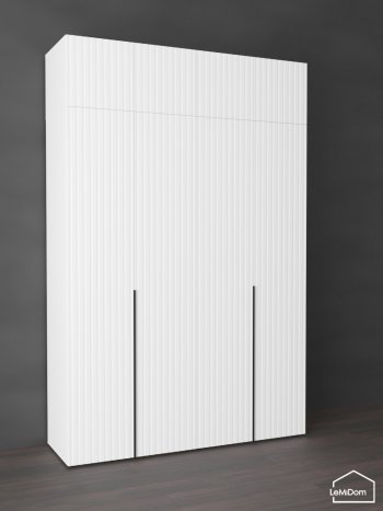 Шкаф с антресолью 1600 мм Linnea MHR-4A-1 2450х1600х510 (Белый-М 11.1.2) в Заречном - zarechnyj.mebel-e96.ru