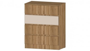 Комод 4 ящика Ленора вотан/Кашемир (Лин) в Заречном - zarechnyj.mebel-e96.ru