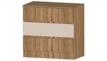 Комод 3 ящика Ленора вотан/Кашемир (Лин) в Заречном - zarechnyj.mebel-e96.ru