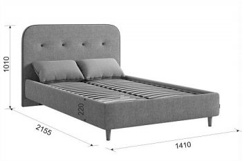 Кровать с основанием Лео 120х200 см (Мебельсон) в Заречном - zarechnyj.mebel-e96.ru