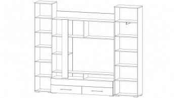 Стенка Леон (Лин) в Заречном - zarechnyj.mebel-e96.ru