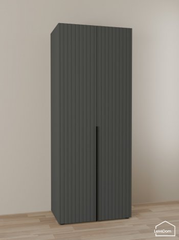 Шкаф Linnea MHR-2-3 2050х800х510 (Графит-М 11.1.25) в Заречном - zarechnyj.mebel-e96.ru