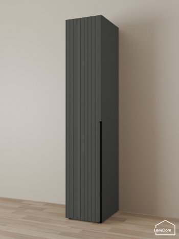 Шкаф Linnea MHR-1 2050х400х510 (Графит-М 11.1.25) в Заречном - zarechnyj.mebel-e96.ru