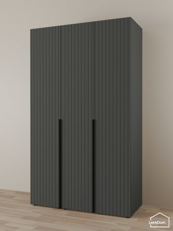 Шкаф Linnea MHR-3-1 2050х1200х510 (Графит-М 11.1.25) в Заречном - zarechnyj.mebel-e96.ru
