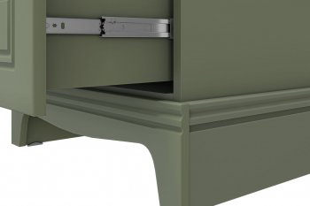 Комод 5 ящиков Лорето зеленый самшит (БМ) в Заречном - zarechnyj.mebel-e96.ru