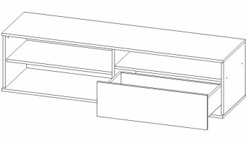 Стенка луксор (АстридМ) в Заречном - zarechnyj.mebel-e96.ru