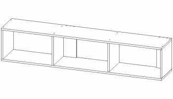 Стенка луксор (АстридМ) в Заречном - zarechnyj.mebel-e96.ru