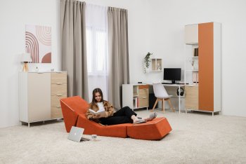 Кресло Марвэл террокотовая (Моби) в Заречном - zarechnyj.mebel-e96.ru