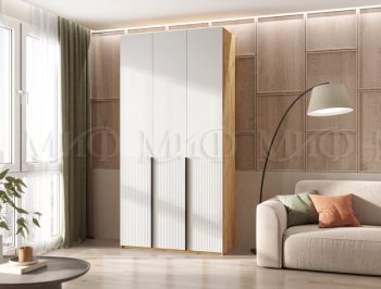 Шкаф 1200 мм Марвэл крафт/белый (Миф) в Заречном - zarechnyj.mebel-e96.ru