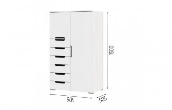 Комод-шкаф Миа КМ 053 (СтендМ) в Заречном - zarechnyj.mebel-e96.ru