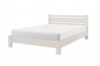 Кровать из массива Милс льняной (БМ) в Заречном - zarechnyj.mebel-e96.ru