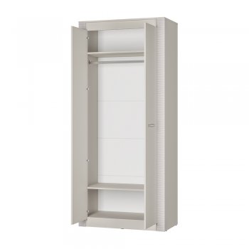 Шкаф для белья 960 мм Монако ШК-37 кашемир (БТС) в Заречном - zarechnyj.mebel-e96.ru