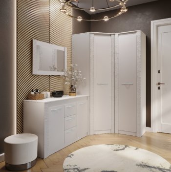 Набор мебели для прихожей Монако Кашемир (модульный) (БТС) в Заречном - zarechnyj.mebel-e96.ru