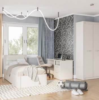 Спальный гарнитур Монако Кашемир (модульный) (БТС) в Заречном - zarechnyj.mebel-e96.ru