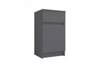 Тумба для обуви с 1ящ. Мори МПТ400 графит (ДСВ) в Заречном - zarechnyj.mebel-e96.ru