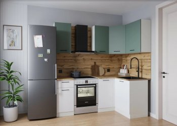 Кухонный гарнитур угловой Муссон 2000*1200 мм (Sanvut) в Заречном - zarechnyj.mebel-e96.ru