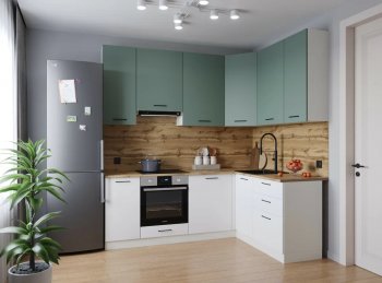 Угловой кухонный гарнитур Муссон 2200*1600 мм Sanvut в Заречном - zarechnyj.mebel-e96.ru