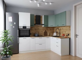 Угловой кухонный гарнитур Муссон 2400*1600 мм Sanvut в Заречном - zarechnyj.mebel-e96.ru