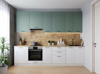 Кухонный гарнитур высокий Муссон 3000 мм (Санвут) в Заречном - zarechnyj.mebel-e96.ru