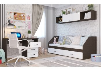 Набор детской мебели Ненси модульный (Гор) в Заречном - zarechnyj.mebel-e96.ru