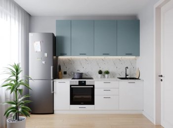 Кухонный гарнитур Ниагара 2200 мм МДФ/ЛДСП (Санвут) в Заречном - zarechnyj.mebel-e96.ru