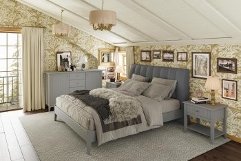 Комод 5 ящиков Никеа антрацит (БМ) в Заречном - zarechnyj.mebel-e96.ru